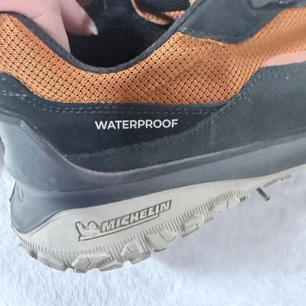 ECCO ULT-TRN Waterproof Hiking Shoes Mens 10-10.5 Brown Black Michelin Sole 44